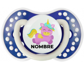 Diseño de unicornio-4 con nombre: Chupete lovi dynamic