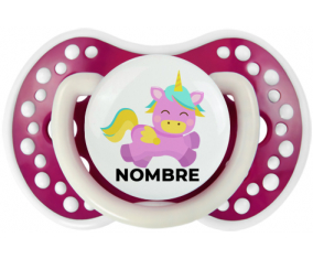 Diseño de unicornio-4 con nombre: Chupete lovi dynamic