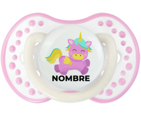 Diseño de unicornio-4 con nombre: Chupete lovi dynamic