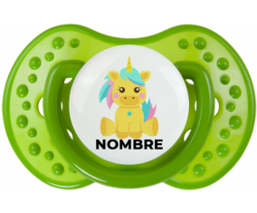 Diseño de unicornio-5 con nombre: Chupete lovi dynamic