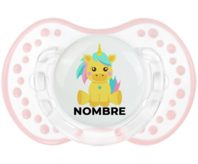 Diseño de unicornio-5 con nombre: Chupete lovi dynamic