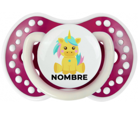 Diseño de unicornio-5 con nombre: Chupete lovi dynamic