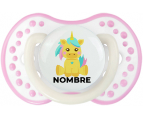 Diseño de unicornio-5 con nombre: Chupete lovi dynamic