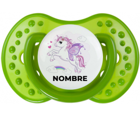 Diseño de unicornio-7 con nombre: Chupete lovi dynamic personnalisée