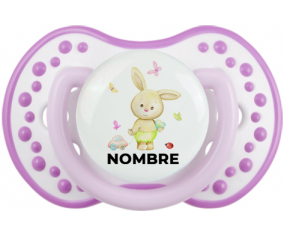 Coche mariposa conejo con nombre: Chupete lovi dynamic