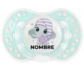 Bebé dulce elefante nocturno con nombre: Chupete lovi dynamic
