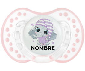 Bebé dulce elefante nocturno con nombre: Chupete lovi dynamic