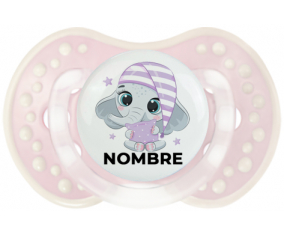 Bebé dulce elefante nocturno con nombre: Chupete lovi dynamic