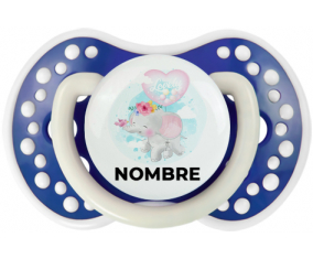 Elefante bebé encantador con nombre: Chupete lovi dynamic