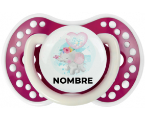 Elefante bebé encantador con nombre: Chupete lovi dynamic
