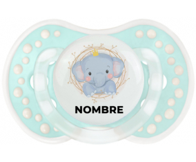 Elefante corona amarilla con nombre: Chupete lovi dynamic