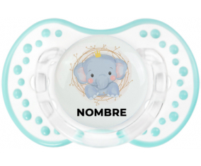 Elefante corona amarilla con nombre: Chupete lovi dynamic