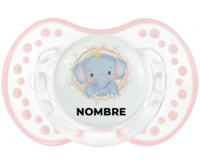 Elefante corona amarilla con nombre: Chupete lovi dynamic