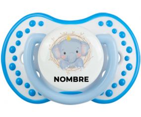 Elefante corona amarilla con nombre: Chupete lovi dynamic