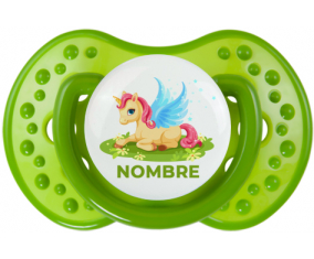 Diseño de unicornio-8 con nombre: Chupete lovi dynamic personnalisée