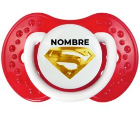 Logotipo de Golden Superman con nombre: Chupete lovi dynamic