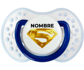 Logotipo de Golden Superman con nombre: Chupete lovi dynamic