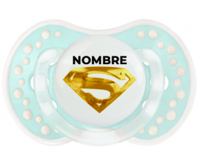 Logotipo de Golden Superman con nombre: Chupete lovi dynamic