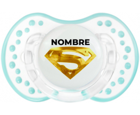 Logotipo de Golden Superman con nombre: Chupete lovi dynamic