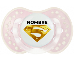 Logotipo de Golden Superman con nombre: Chupete lovi dynamic