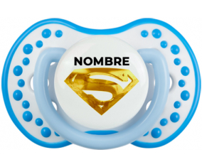 Logotipo de Golden Superman con nombre: Chupete lovi dynamic