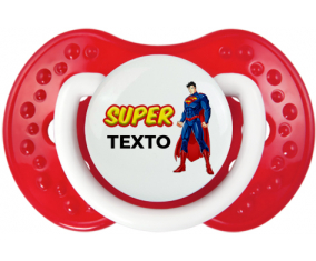 Superman con texto: Chupete lovi dynamic