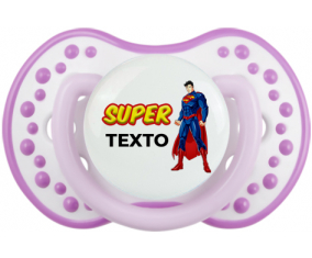 Superman con texto: Chupete lovi dynamic
