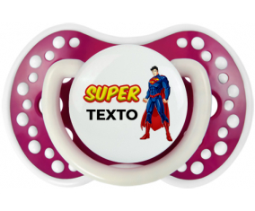Superman con texto: Chupete lovi dynamic