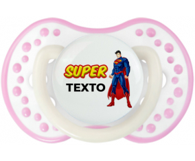 Superman con texto: Chupete lovi dynamic