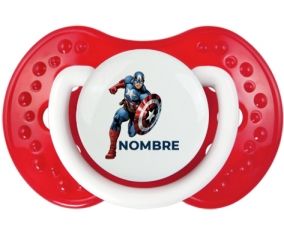 Capitán América diseño-1 con nombre: Chupete lovi dynamic