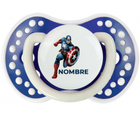 Capitán América diseño-1 con nombre: Chupete lovi dynamic