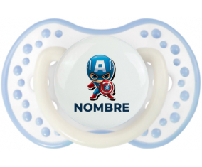 Capitán América niños diseño-1 con nombre: Chupete lovi dynamic
