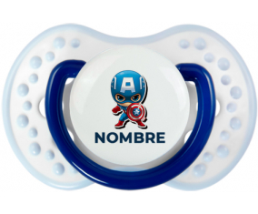 Capitán América niños diseño-1 con nombre: Chupete lovi dynamic