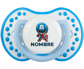 Capitán América niños diseño-1 con nombre: Chupete lovi dynamic