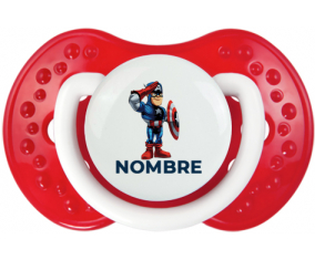 Diseño del Capitán América-2 con nombre: Chupete lovi dynamic