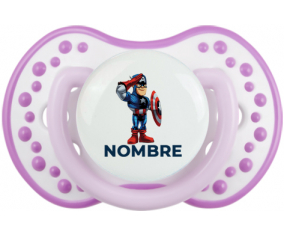 Diseño del Capitán América-2 con nombre: Chupete lovi dynamic