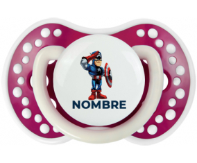 Diseño del Capitán América-2 con nombre: Chupete lovi dynamic