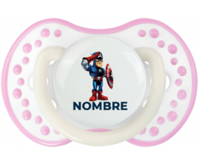 Diseño del Capitán América-2 con nombre: Chupete lovi dynamic