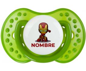 Iron man niños con nombre: Chupete lovi dynamic personnalisée