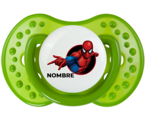 Spiderman diseño-6 con nombre: Chupete lovi dynamic personnalisée