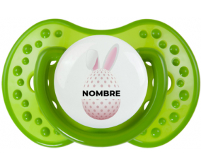Diseño-18 Huevo de Pascua con Nombre: Chupete Lovi dynamic personnalisée
