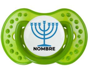 Judaísmo: Menorah: Chupete lovi dynamic personnalisée