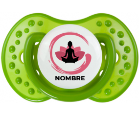 Diseño de meditación zen-3 con nombre: Chupete lovi dynamic personnalisée