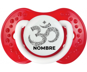 Om aum Diseño sánscrito-2 con nombre: Chupete lovi dynamic