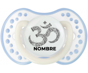 Om aum Diseño sánscrito-2 con nombre: Chupete lovi dynamic