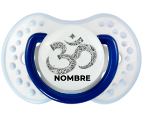 Om aum Diseño sánscrito-2 con nombre: Chupete lovi dynamic