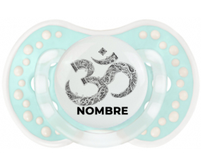 Om aum Diseño sánscrito-2 con nombre: Chupete lovi dynamic