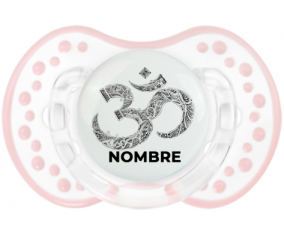 Om aum Diseño sánscrito-2 con nombre: Chupete lovi dynamic