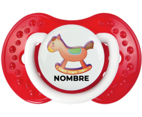 Juguetes de juguete Caballo mecedor de madera con nombre: Chupete lovi dynamic