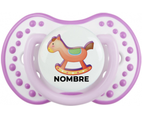 Juguetes de juguete Caballo mecedor de madera con nombre: Chupete lovi dynamic